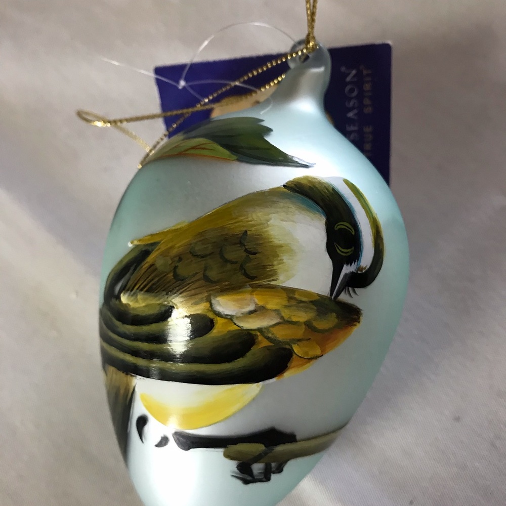 Sacred Season Glass Ornament The Sparrow